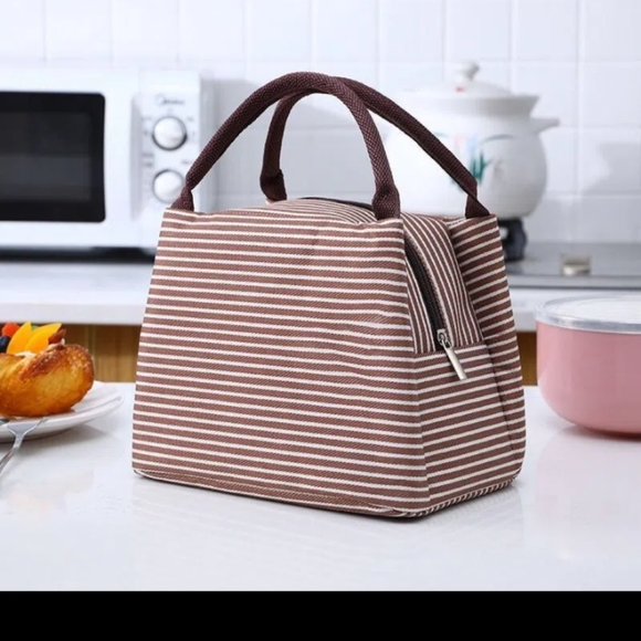 Striped pattern lunch bag - Picture 5 of 7